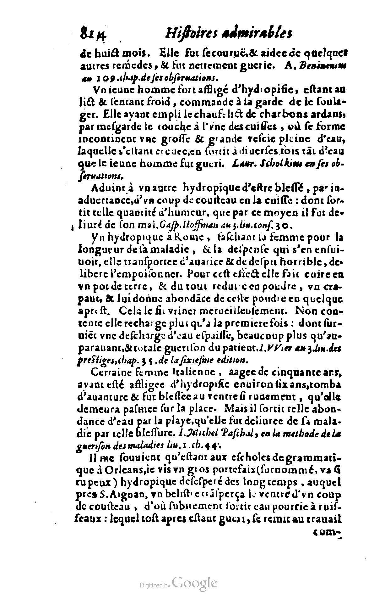 1620 - Samuel Crespin - Trésor d’histoires admirables et mémorables - BCU Lausanne
