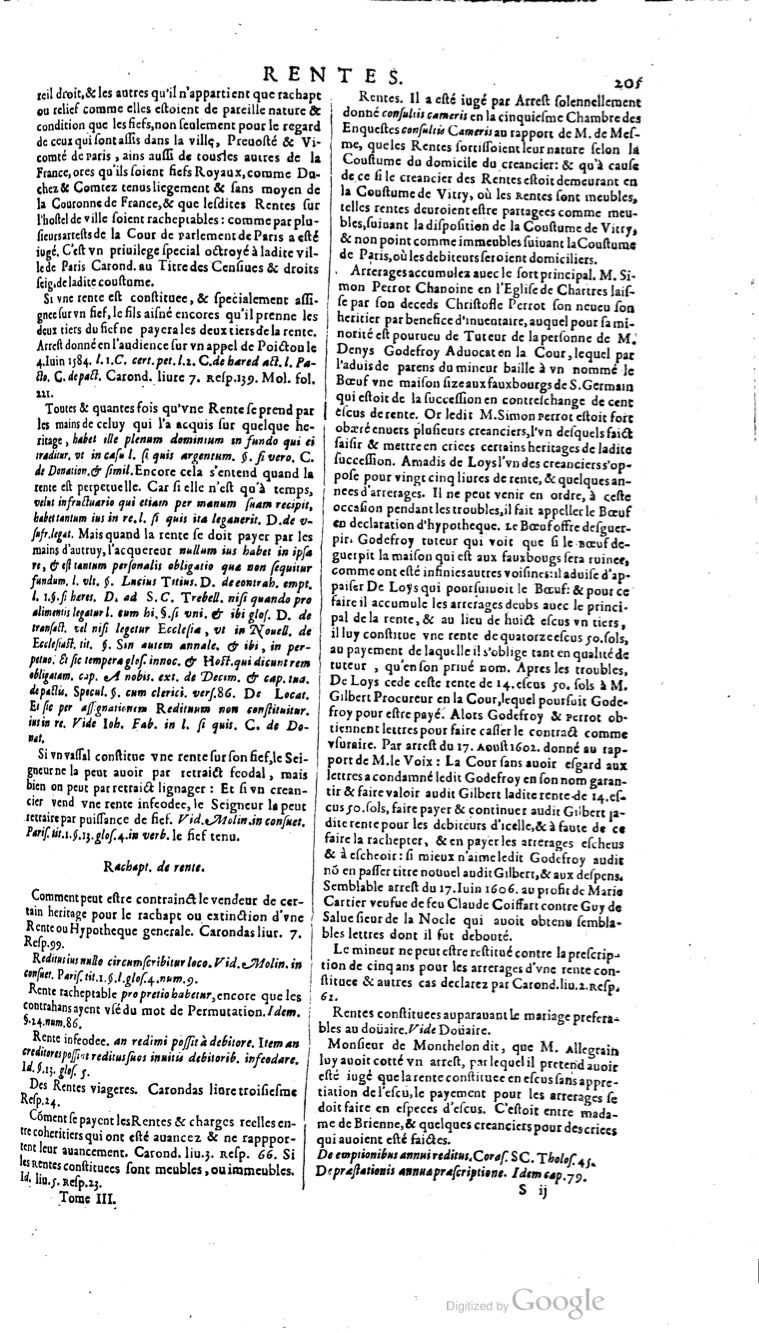 1629 - Veuve Nicolas Buon - Trésor du droit français (21754 T. 3) - BM Lyon