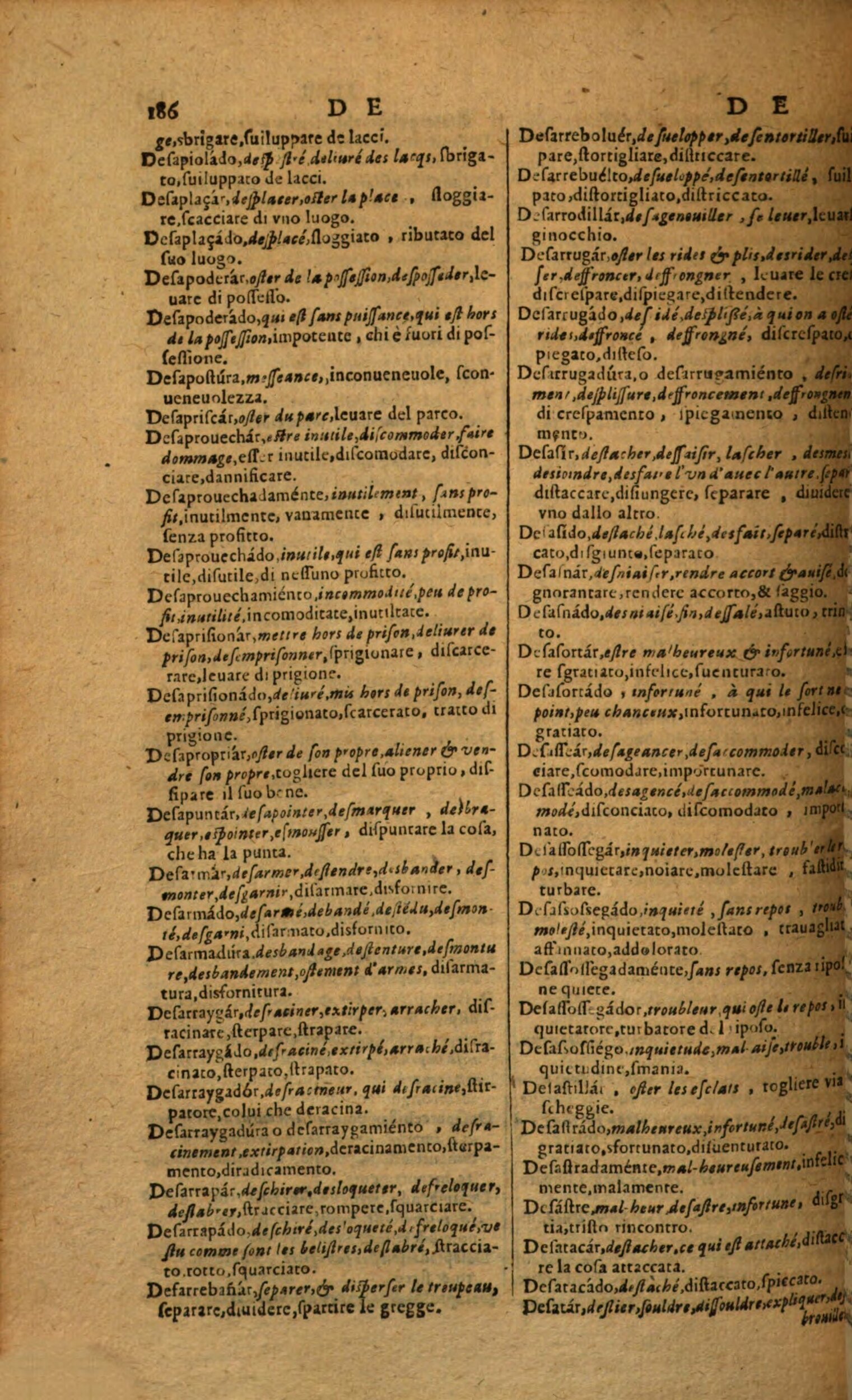 1617 - Samuel Crespin - Trésor des trois langues espagnole, française et italienne (Première partie) - Regensburg