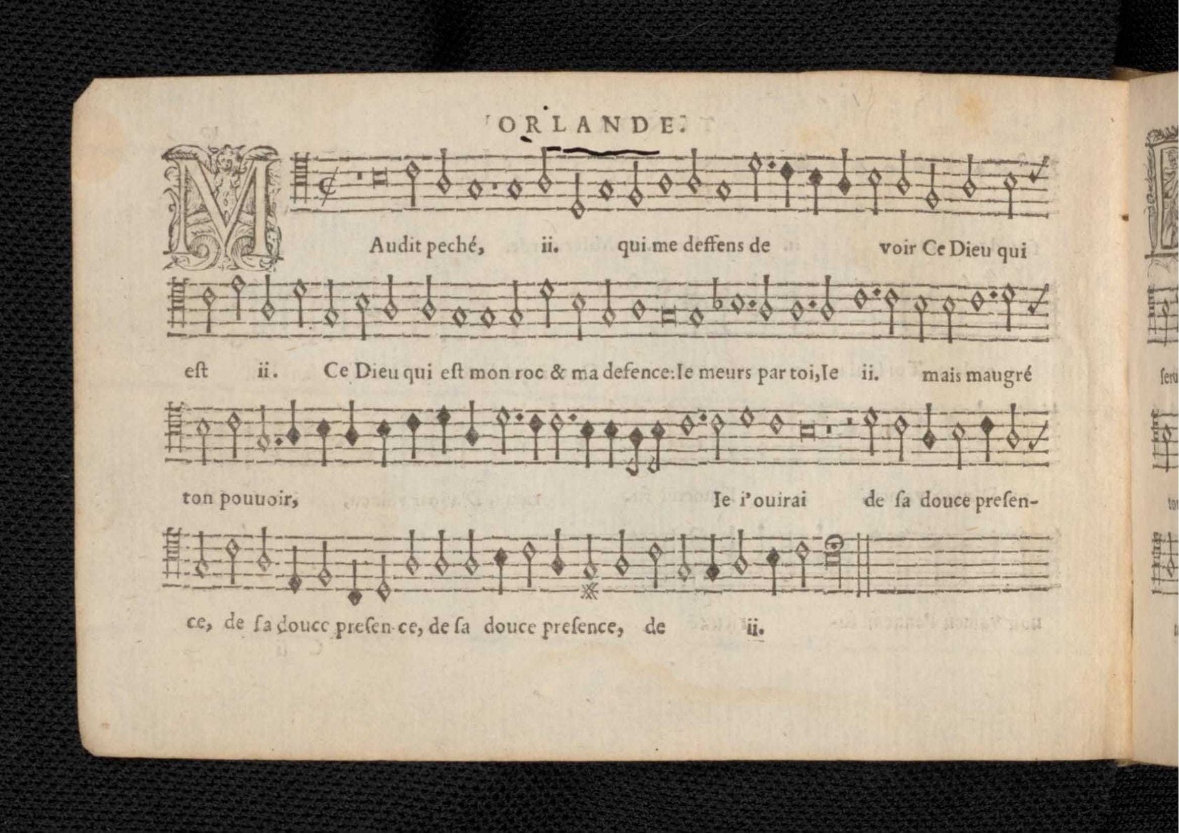 1576 - [Pierre de Saint-André] - Trésor de musique d’Orlande de Lassus Tenor - KBR Bruxelles