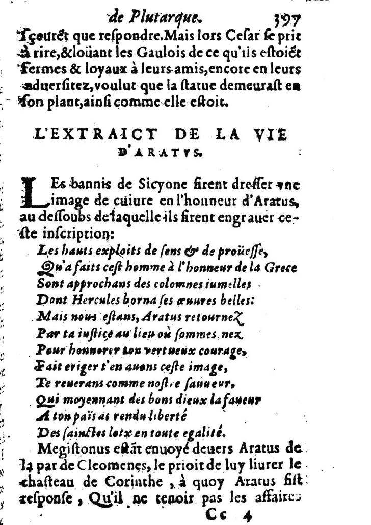 1611 - Pierre Rigaud - Trésor des vies de Plutarque - BM Lyon