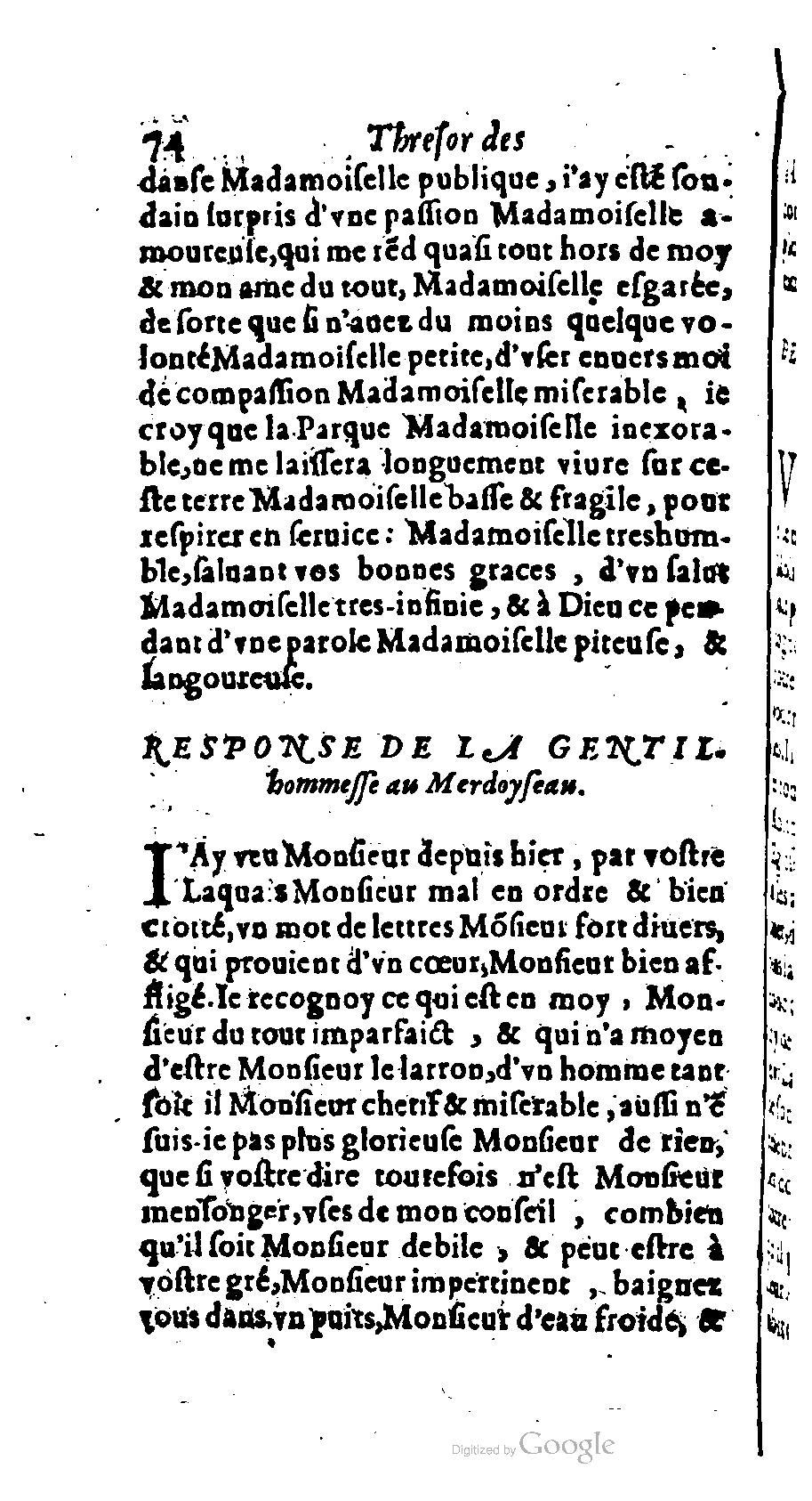 1611 - Romain de Beauvais - Trésor des récréations - BM Lyon