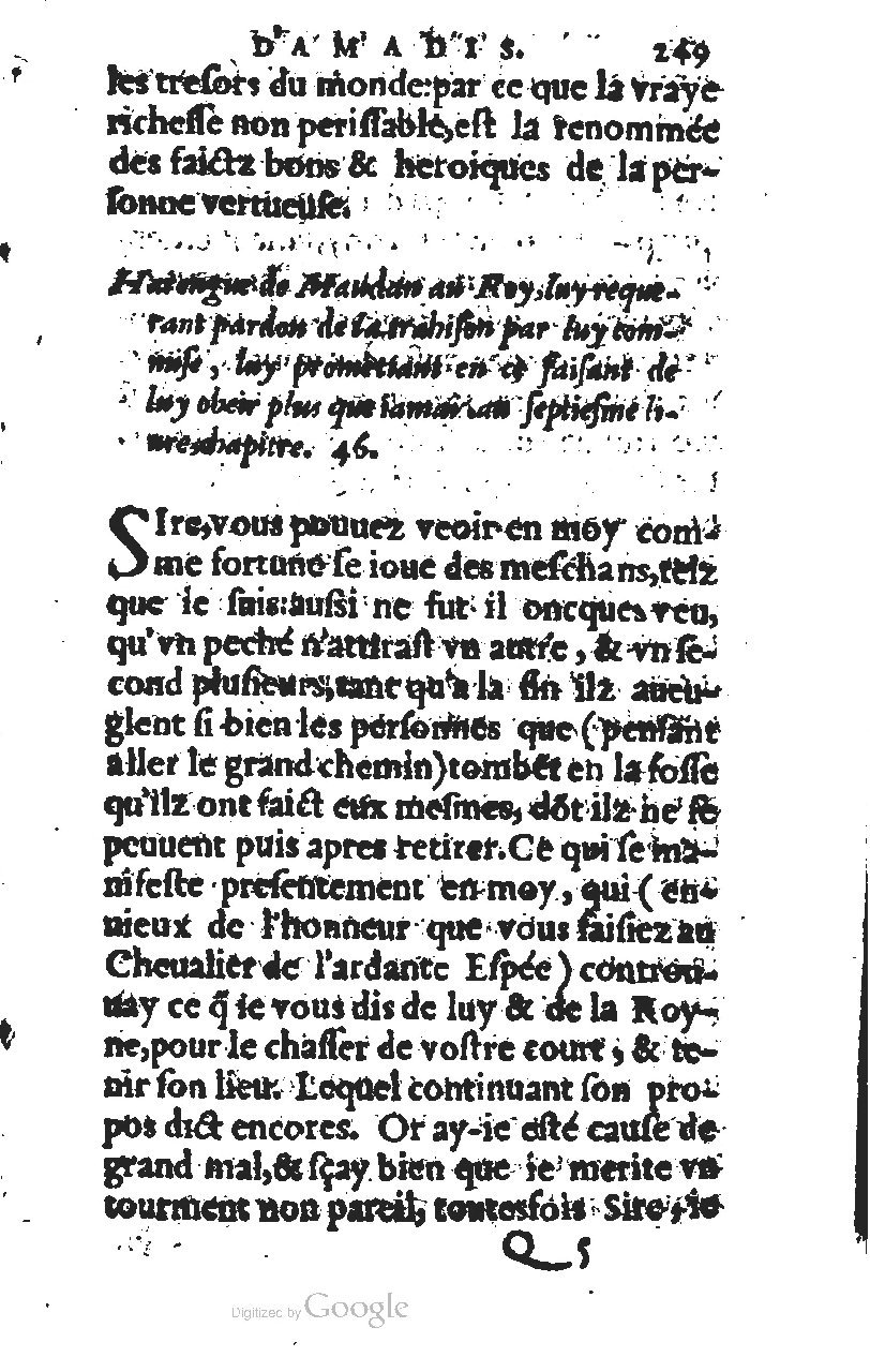1567 - Jean Pygot - Trésor des Amadis - BM Lyon 1567 - Jean Pygot - Trésor des Amadis - BM Lyon
