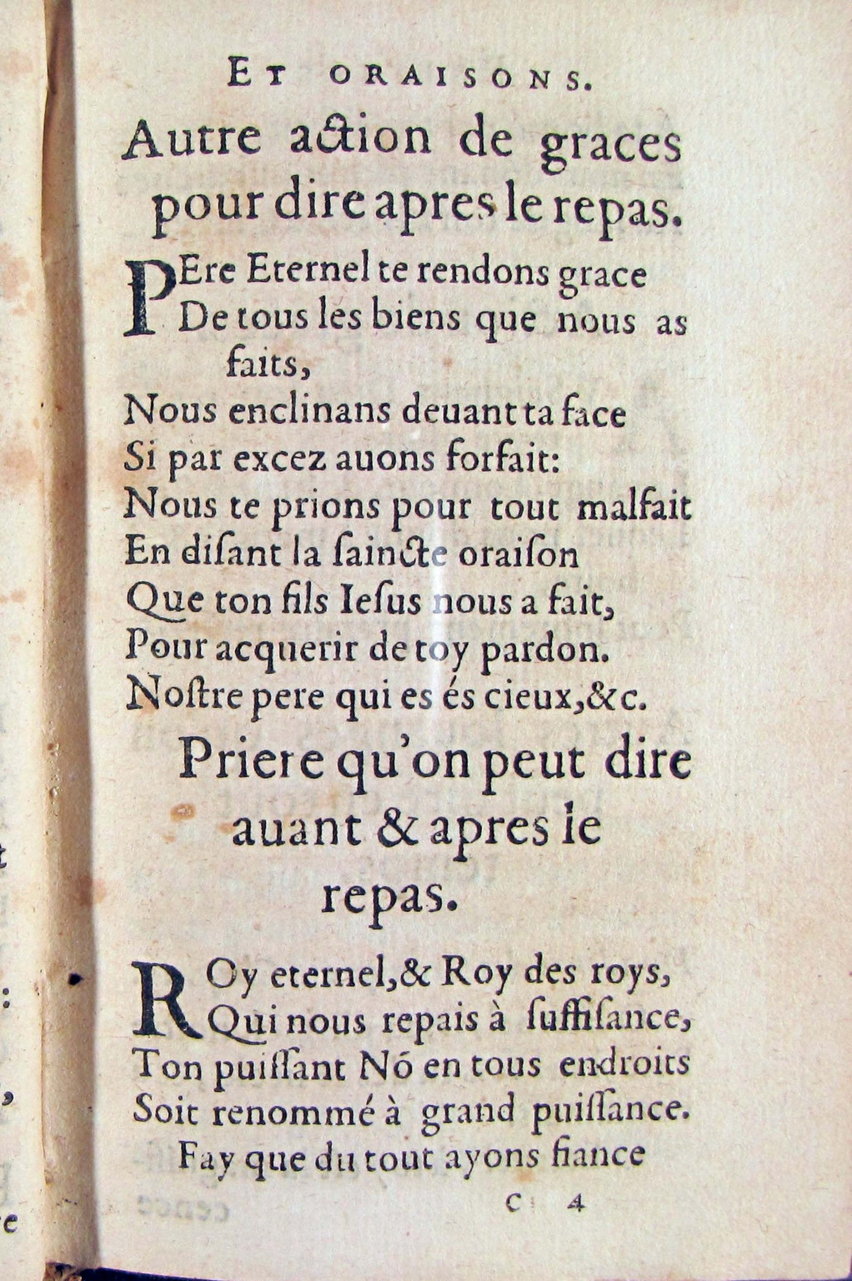 1572 - Antoine Certia - Trésor des prières, oraisons et instructions chrétiennes - Nîmes