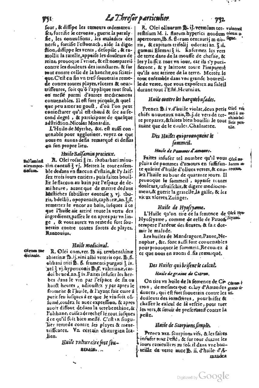 1616 - Étienne Gamonet - Grand trésor ou dispensaire - BSB Munich