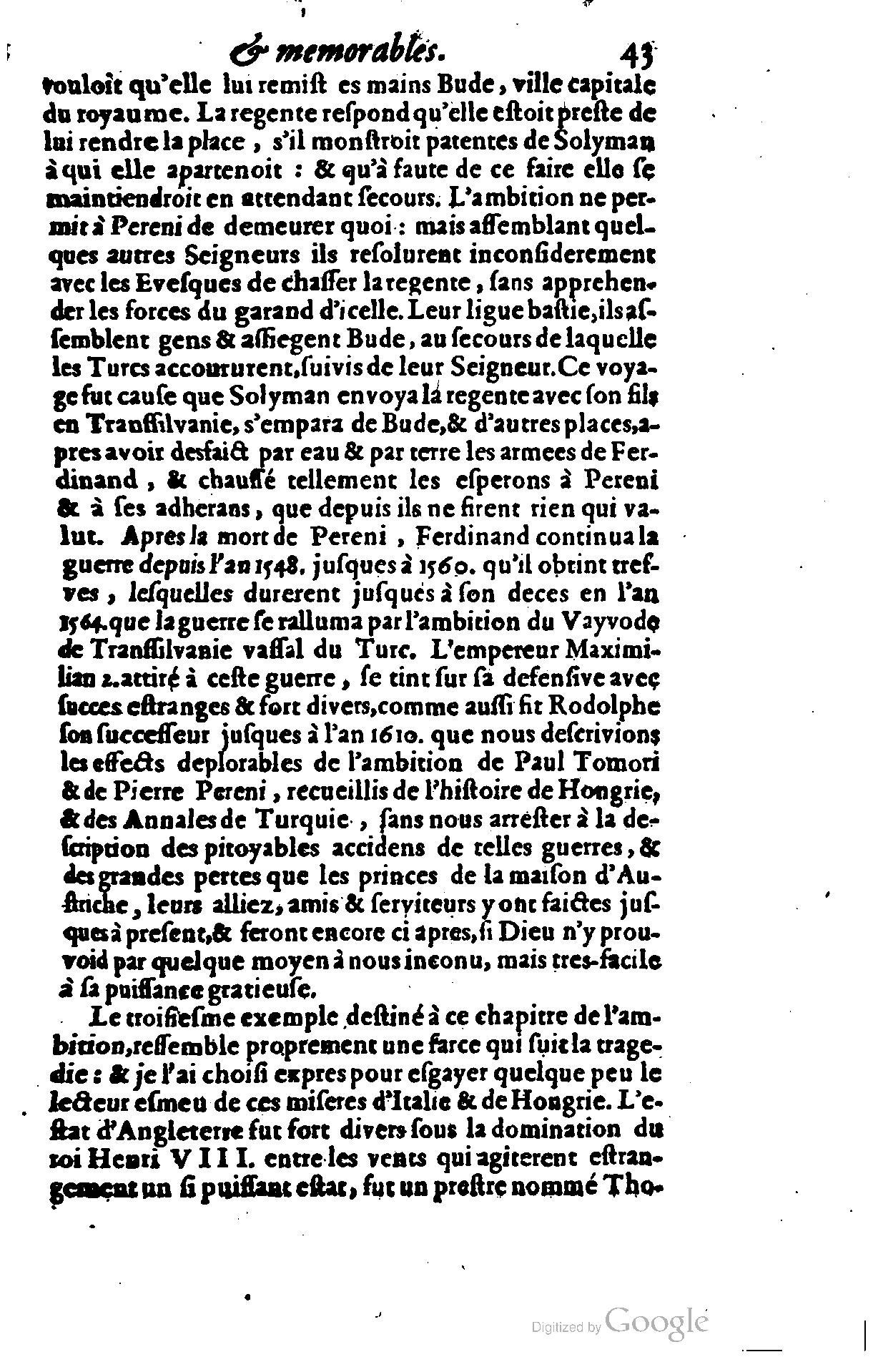 1628 - Jacques Crespin - Trésor d’histoires admirables et mémorables - BSB Munich