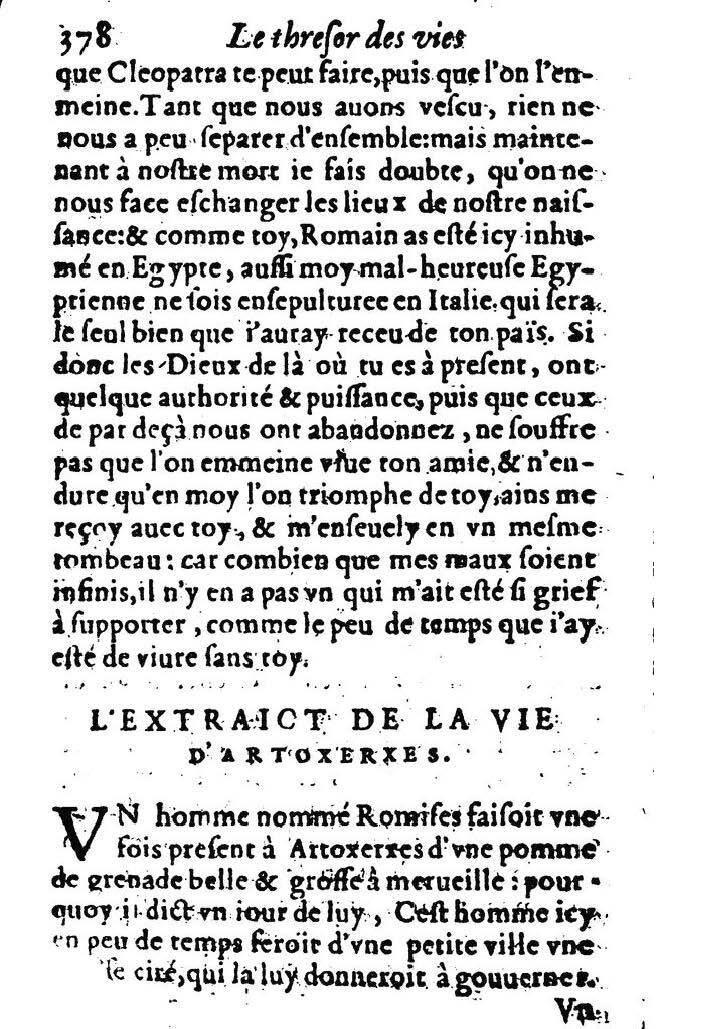 1611 - Pierre Rigaud - Trésor des vies de Plutarque - BM Lyon