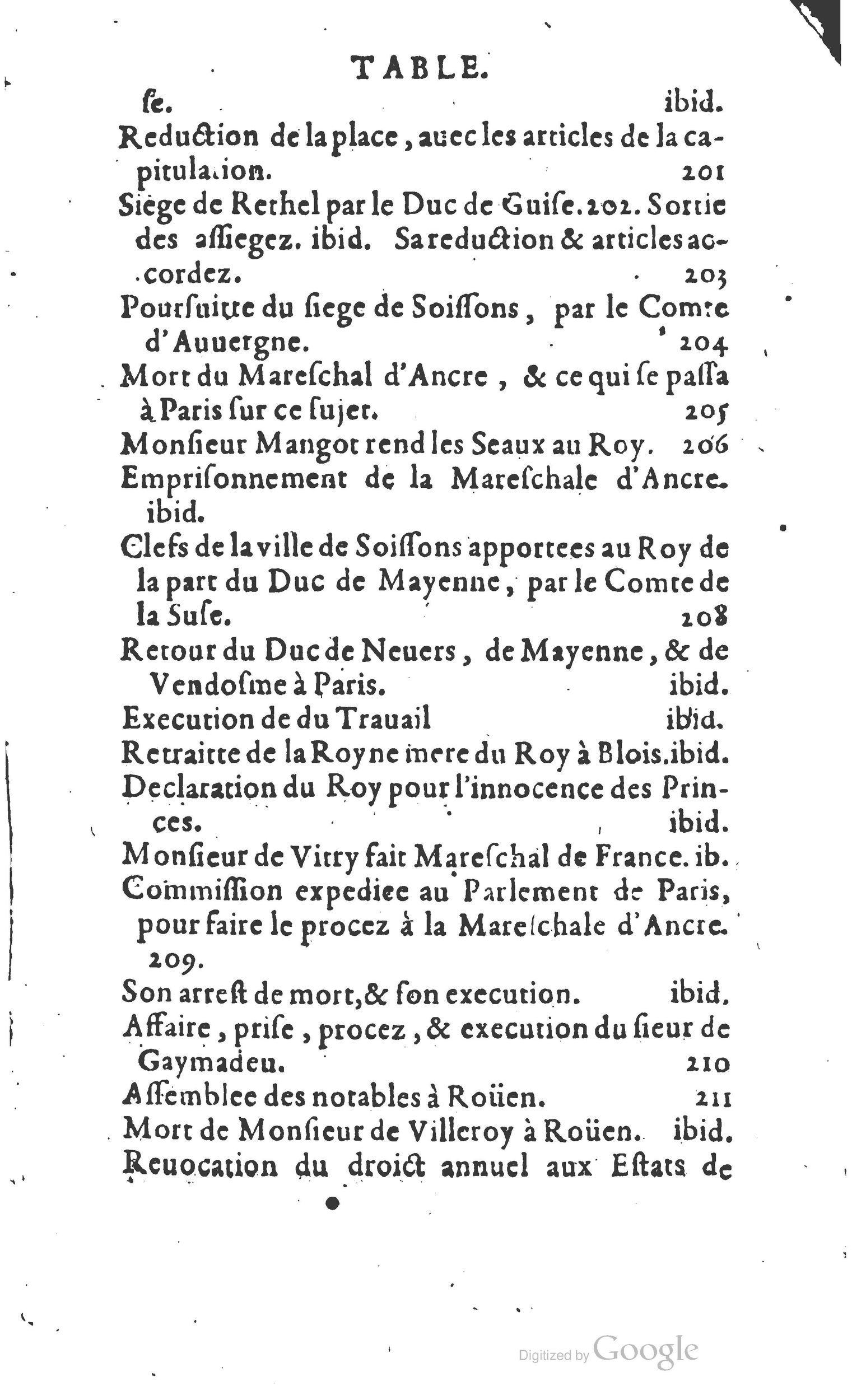 1624 - Joseph Bouillerot - Trésor de l’histoire générale de notre temps - BM Lyon 1624 - Joseph Bouillerot - Trésor de l’histoire générale de notre temps - BM Lyon