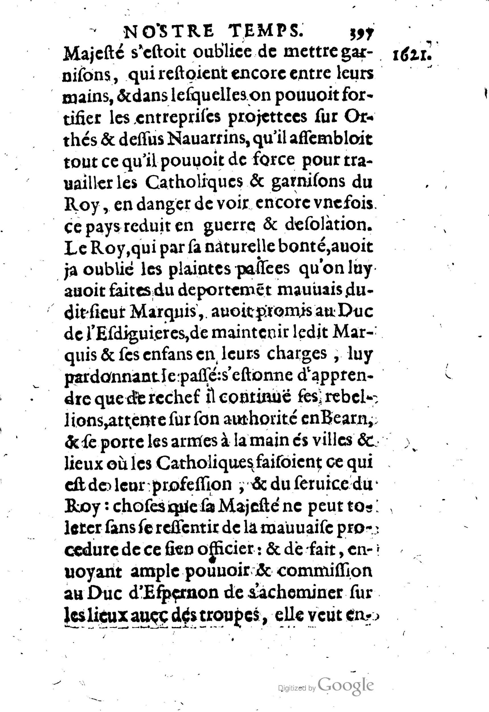 1623 - Joseph Bouillerot - Trésor de l’histoire générale de notre temps - BM Lyon