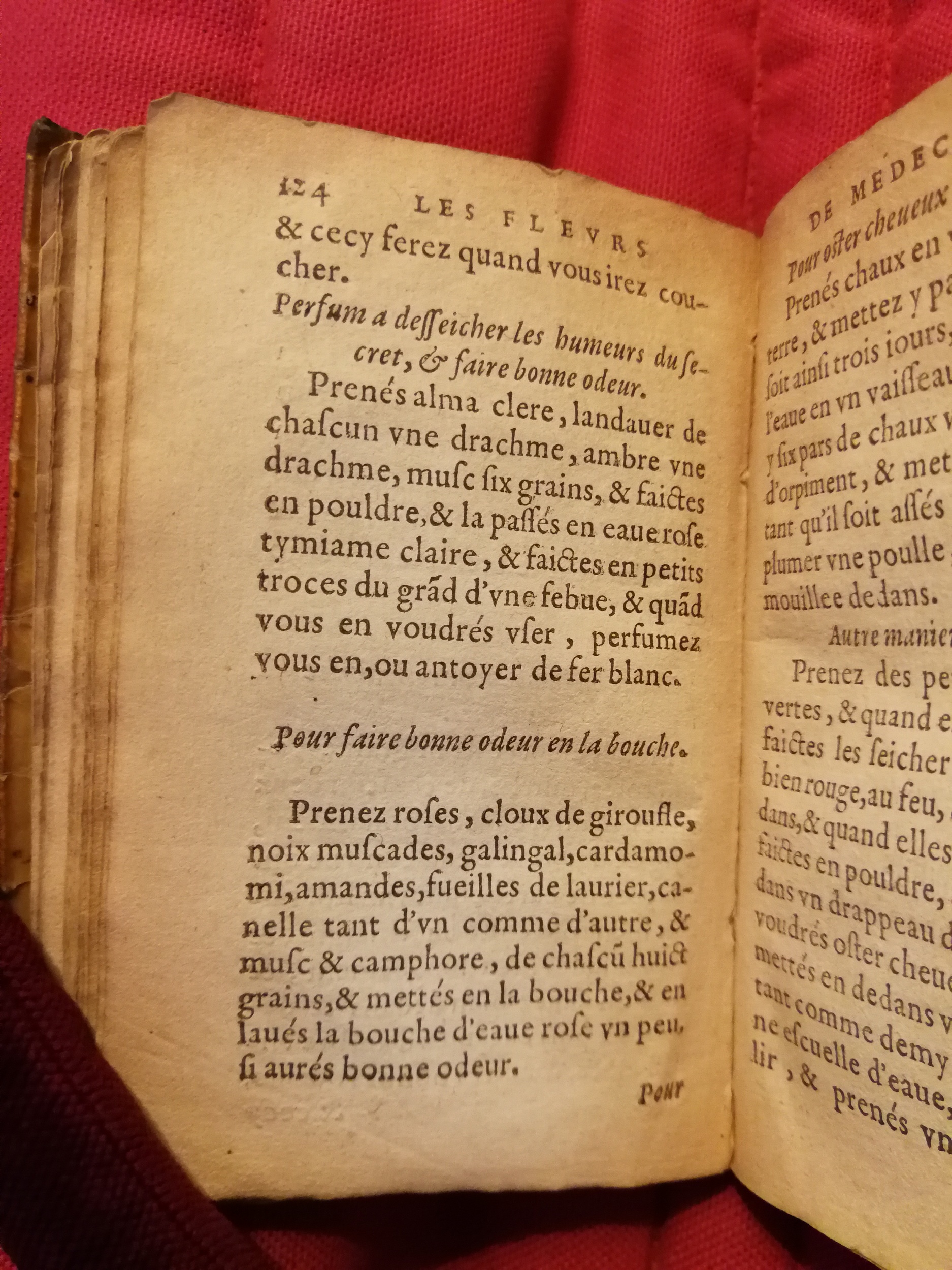 1586 - Benoît Rigaud - Trésor des fleurs et secrets de médecine - Sainte-Geneviève