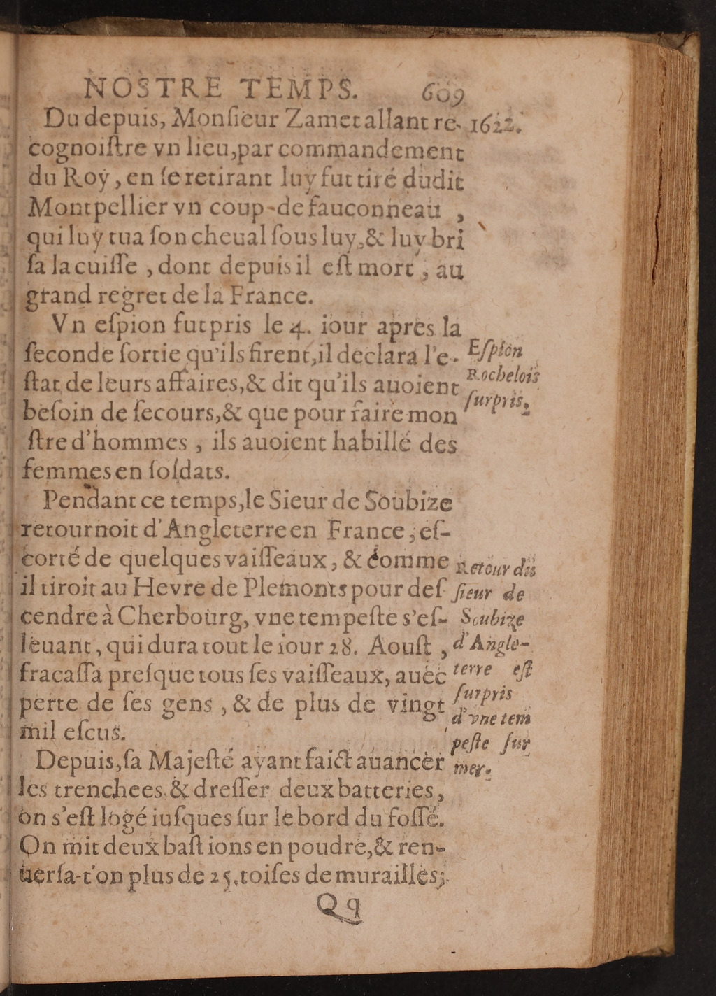1626 - Joseph Bouillerot - Trésor de l’histoire générale de notre temps - BnF Arsenal