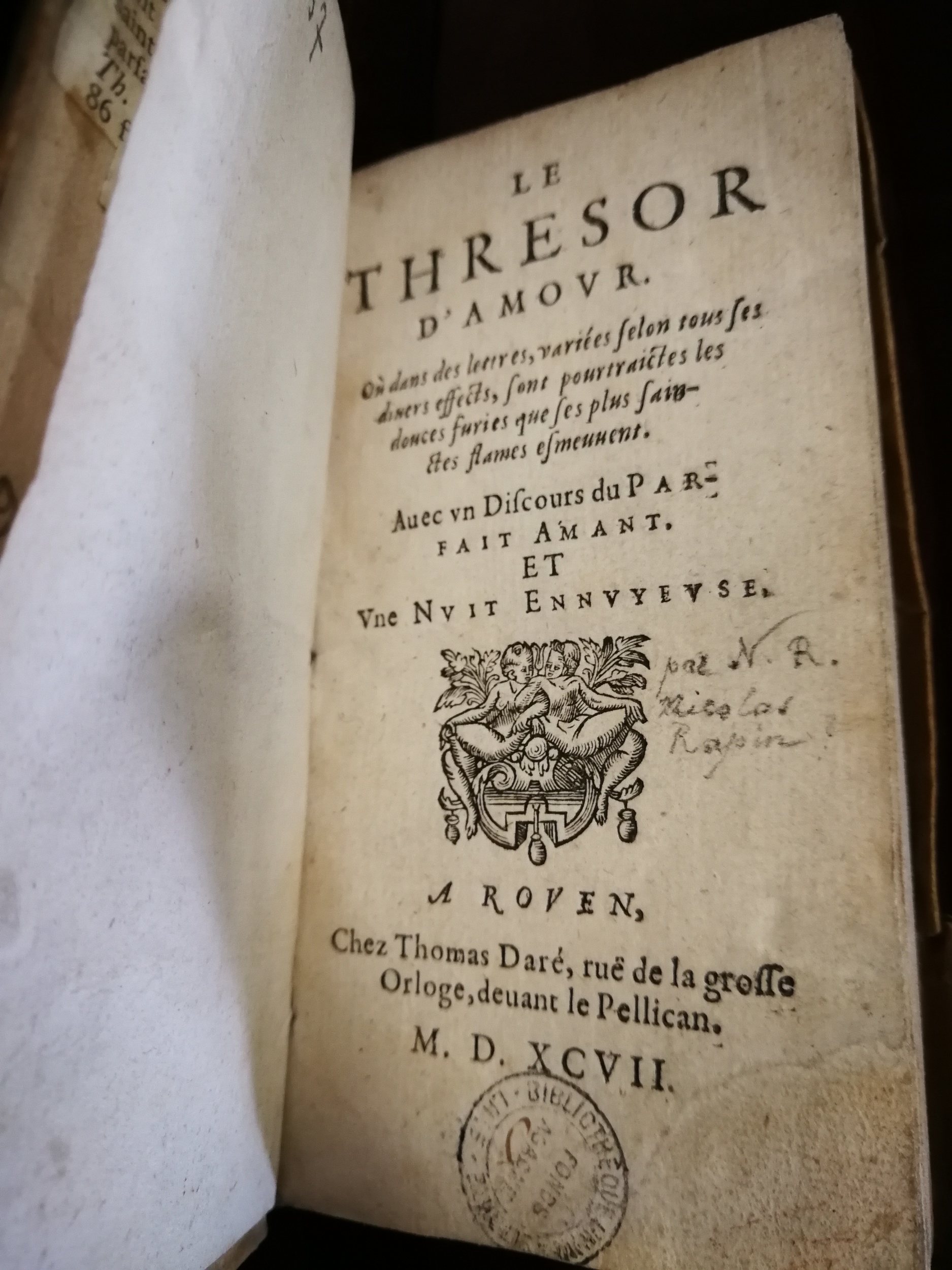 1597 - Thomas Daré - Trésor d’amour - BU Lille