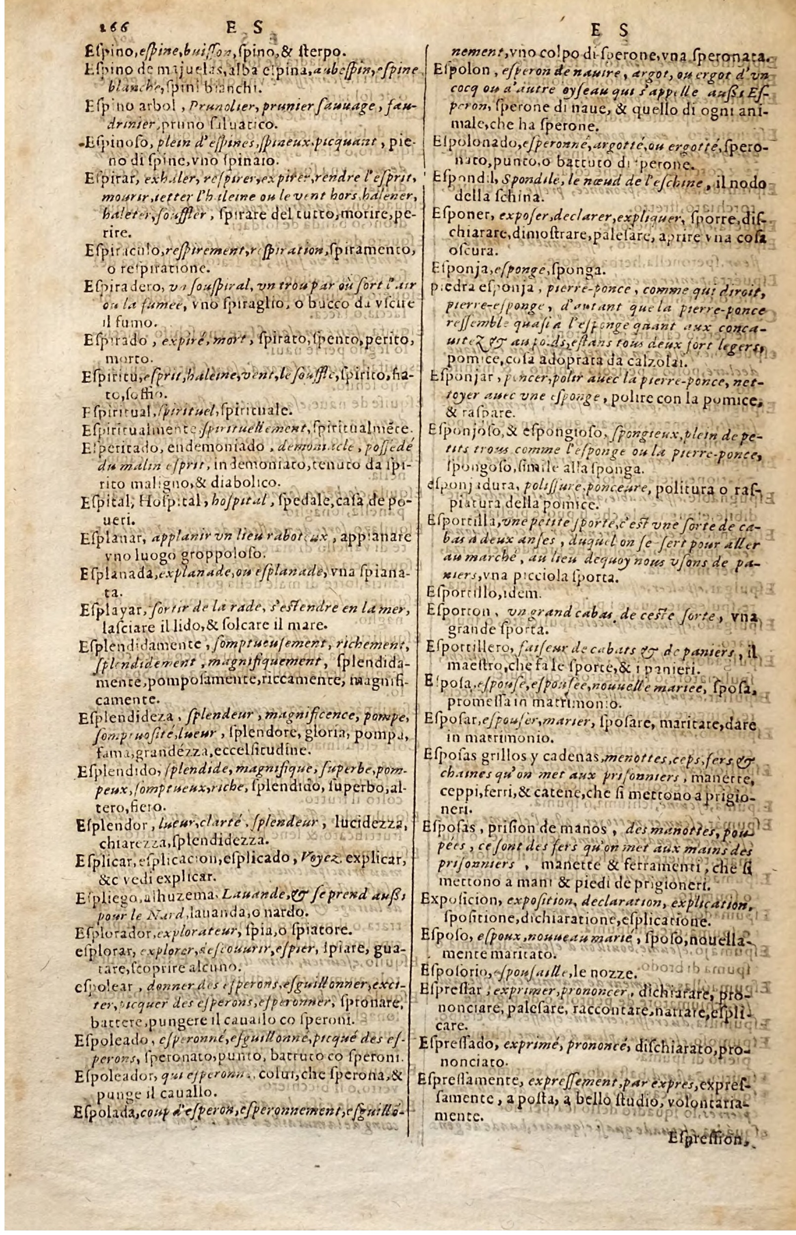 1627 - Jacques Crespin - Trésor des trois langues - Regensburg