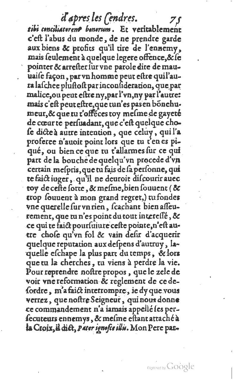 1607 - Nicolas Du Fossé - Trésor quadragésimal - T 01 - BM Lyon