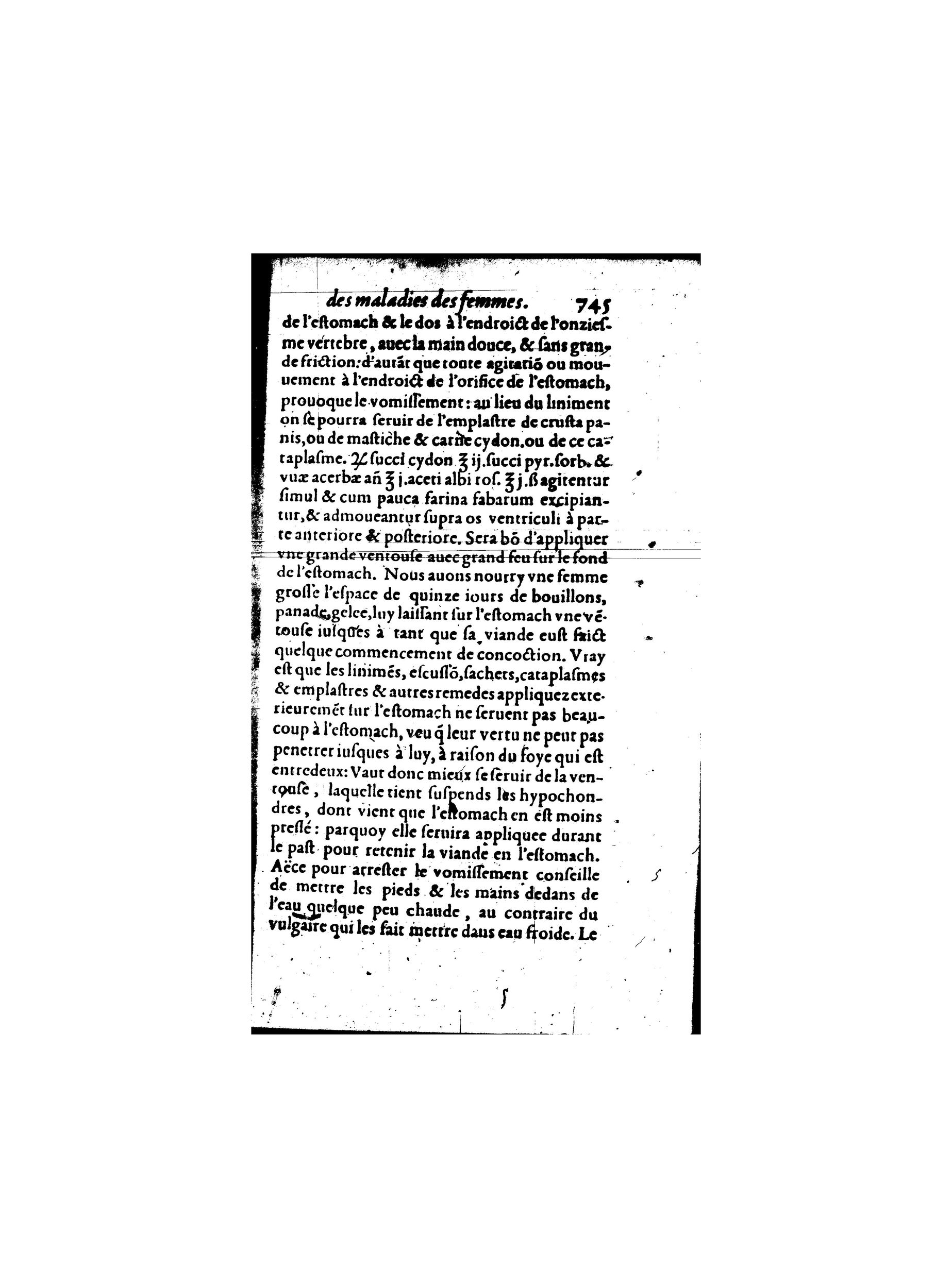 1587 - Jacques du Puis - Trésor des remèdes secrets pour les maladies des femmes - BnF