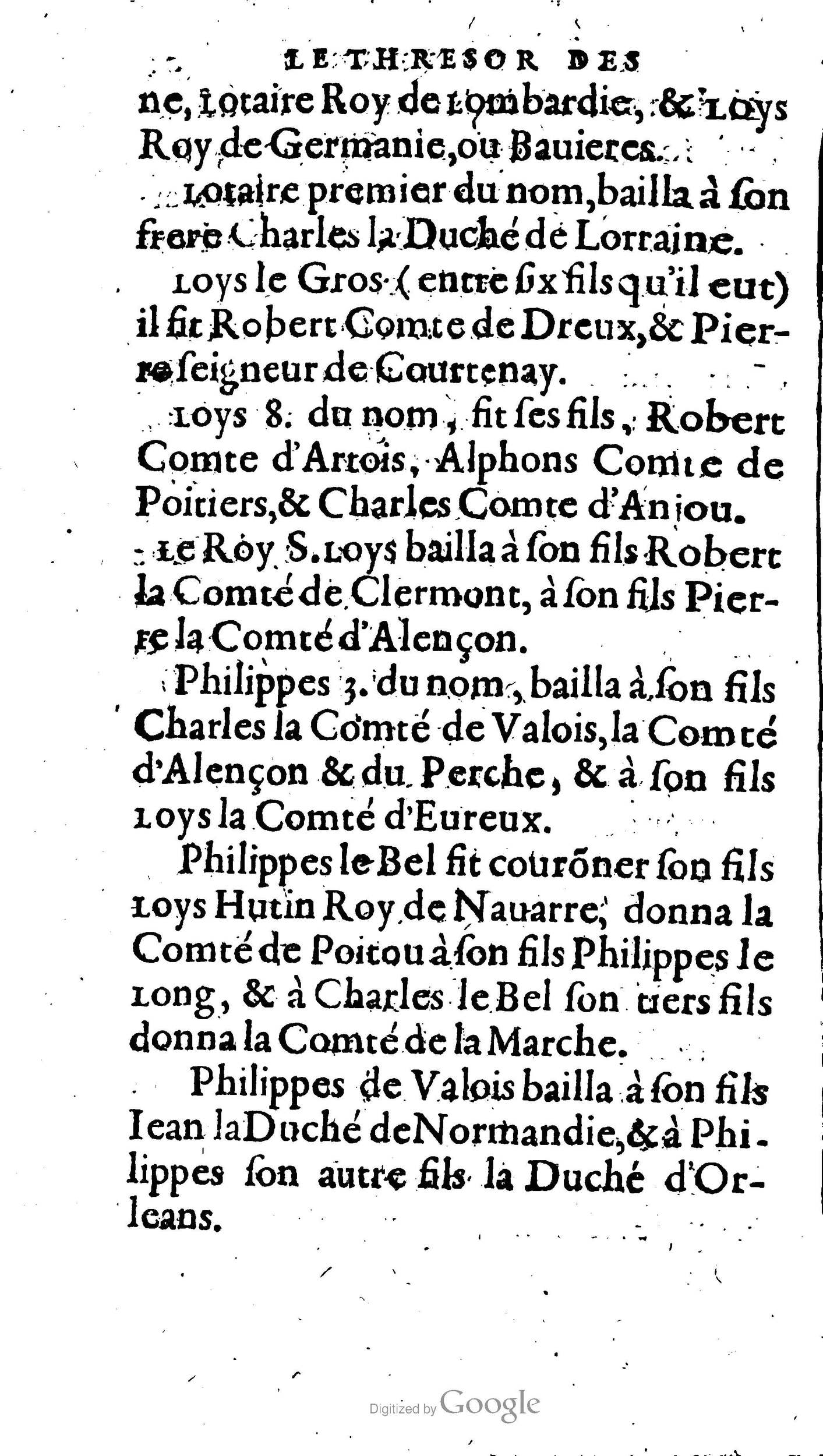 1604 - Galiot Corrozet - Trésor des histoires de France - BnF Arsenal