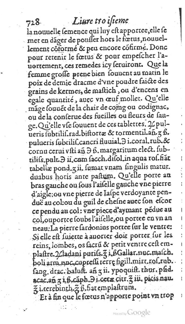 1585 - Jacques du Puis - Trésor des remèdes secrets pour les maladies des femmes - BnF