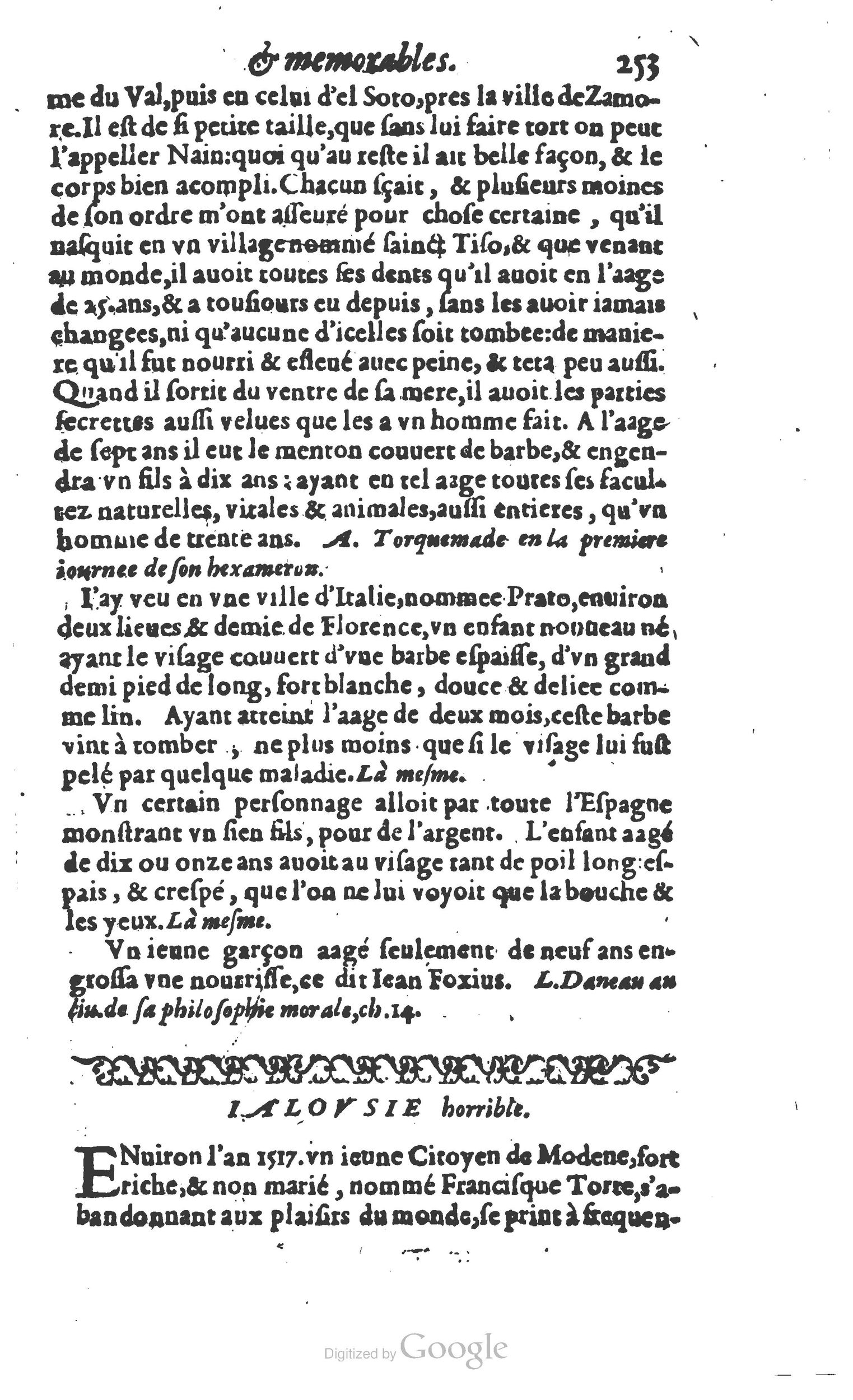 1610 - Paul Marceau - Trésor d’histoires admirables et mémorables - Princeton