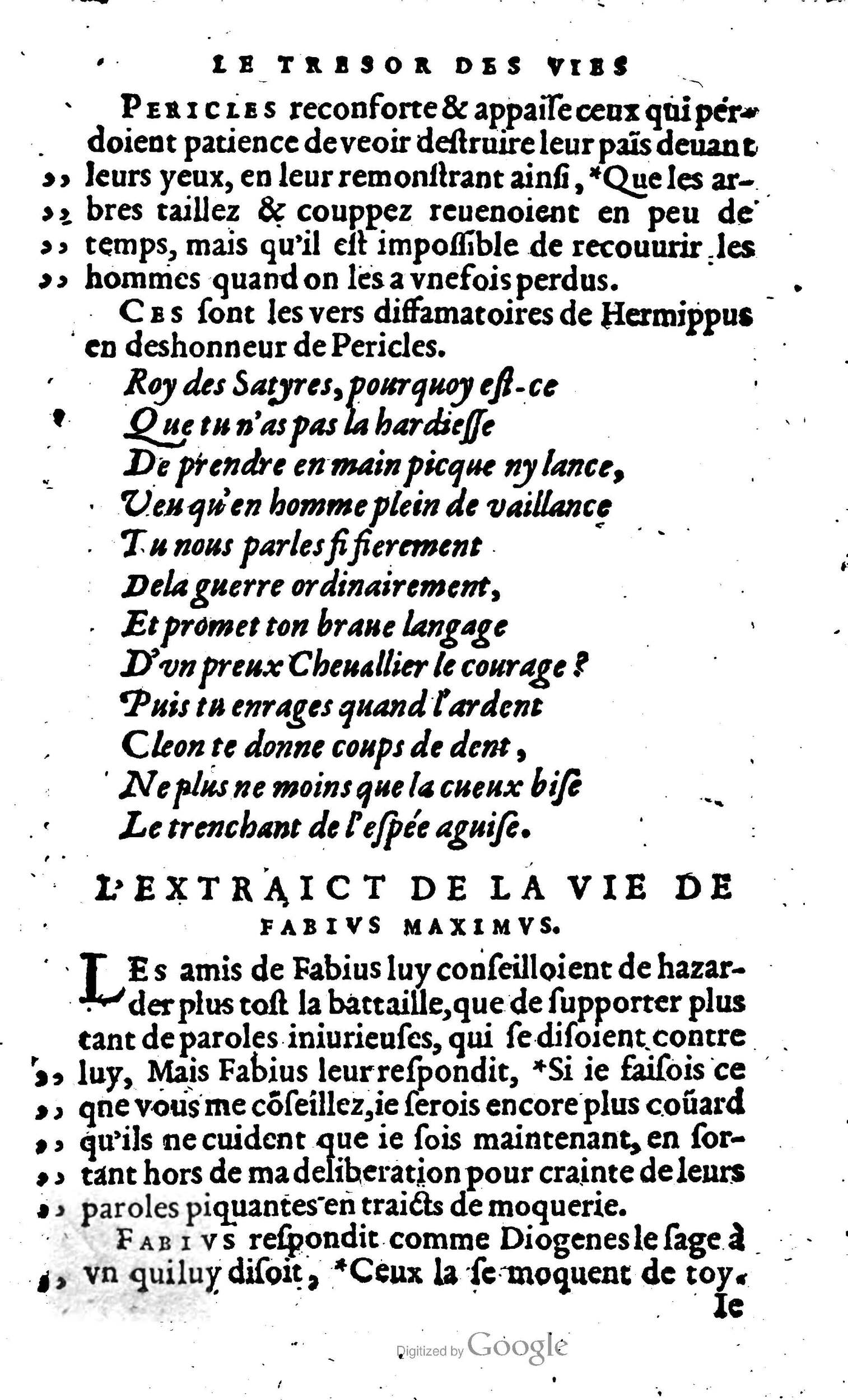 1568 - Willem Silvius - Trésor des vies de Plutarque - Anvers Plantin-Moretus