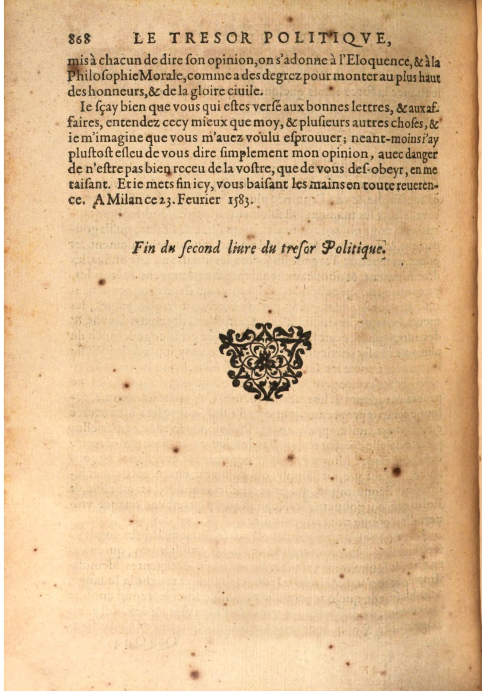 1608 - Pierre Chevalier - Trésor politique - BSB Munich