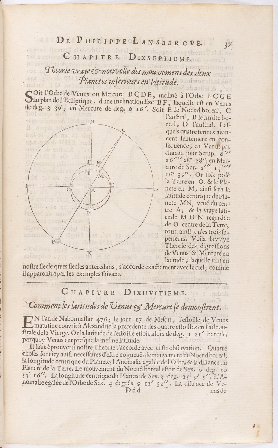 1634 - Zacharie Roman - Les Tables perpétuelles - BnF Arsenal