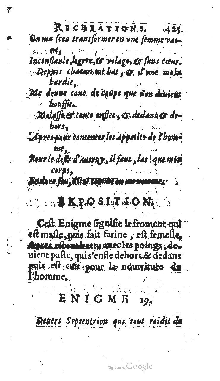 1627 - Jean Delamare - Trésor des récréations - BSB Munich