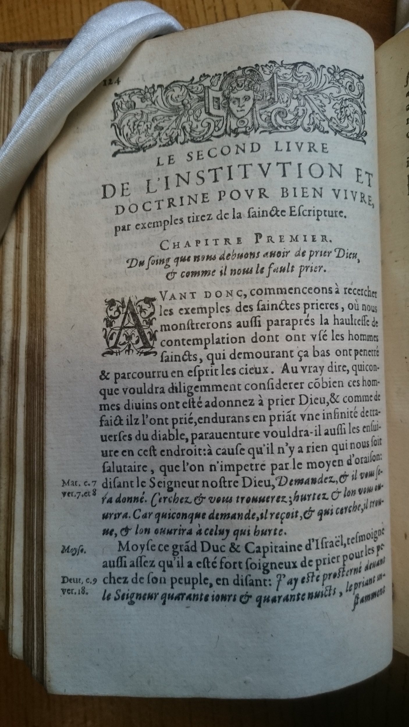 1585 - Jean Bogard - Trésor des faits et dits mémorables des hommes saints et illustres - Douai Quincy