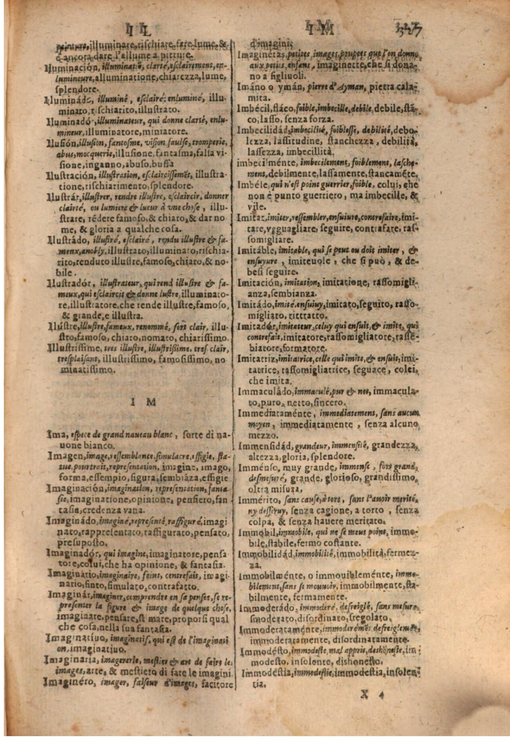 1637 - Jacques Crespin - Trésor des trois langues (Trois parties) - BSB Munich