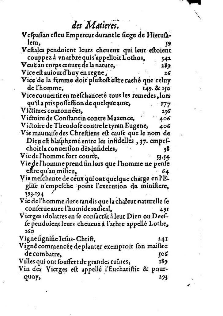 1607 - Nicolas Du Fossé - Trésor quadragésimal - T 02 - BM Lyon