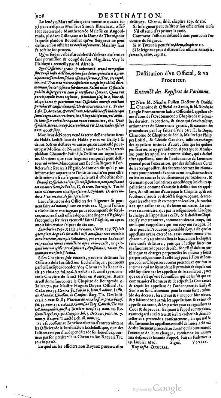 1629 - Veuve Nicolas Buon - Trésor du droit français (29620 T. 1) - BM Lyon