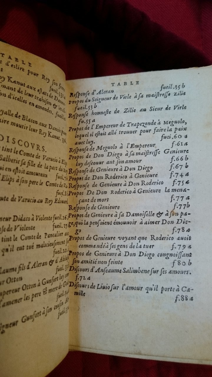 1581 - Pierre Le Voirier et Gervais Mallot - Trésor des histoires tragiques - BnF Richelieu