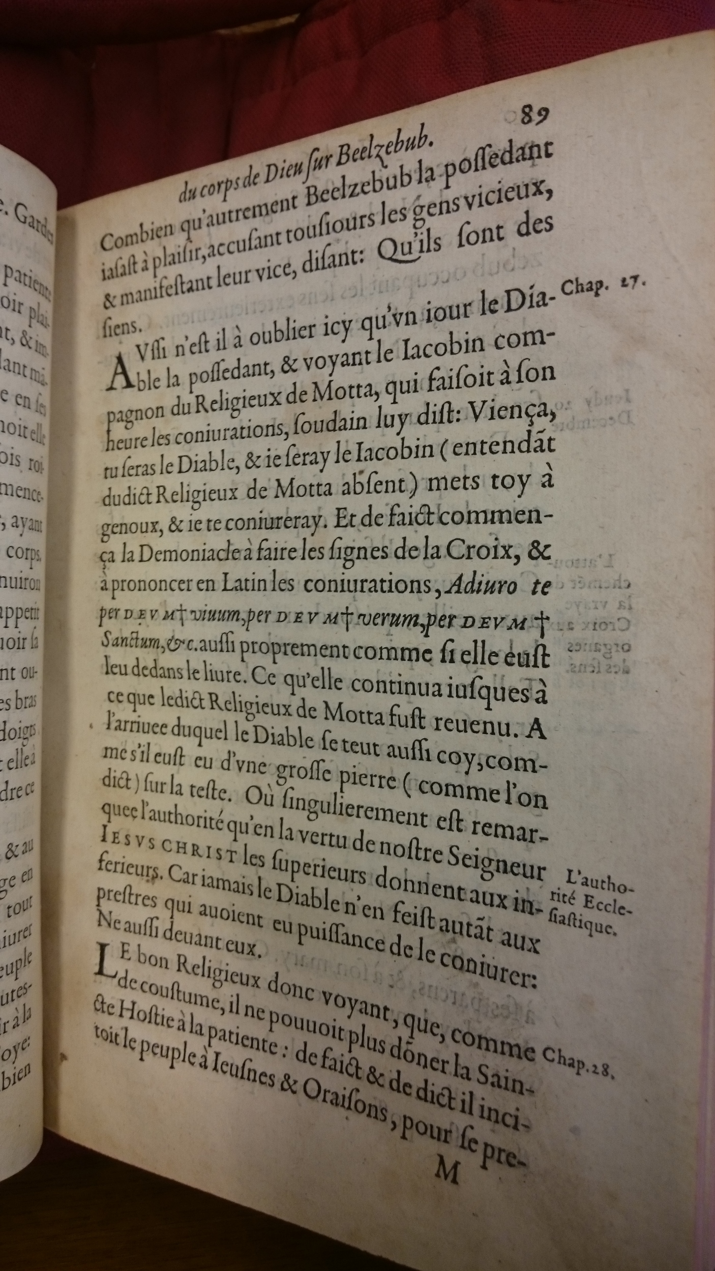 1578 - Nicolas Chesneau - Trésor et entière histoire de la triomphante victoire du corps de Dieu sur l’esprit malin - BM Lyon