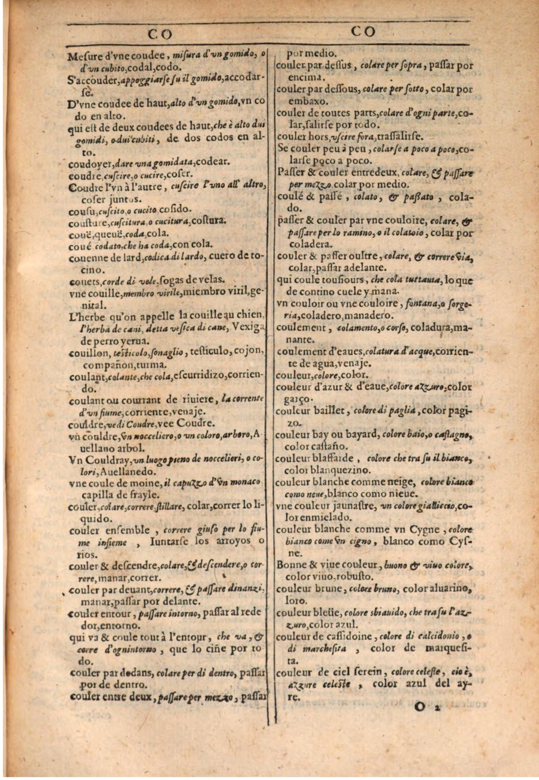 1609 - Philippe Albert et Alexandre Pernet - Trésor des trois langues française, italienne et espagnole (Seconde partie) - BSB Munich 1609 - Philippe Albert et Alexandre Pernet - Trésor des trois langues française, italienne et espagnole (Seconde partie) - BSB Munich