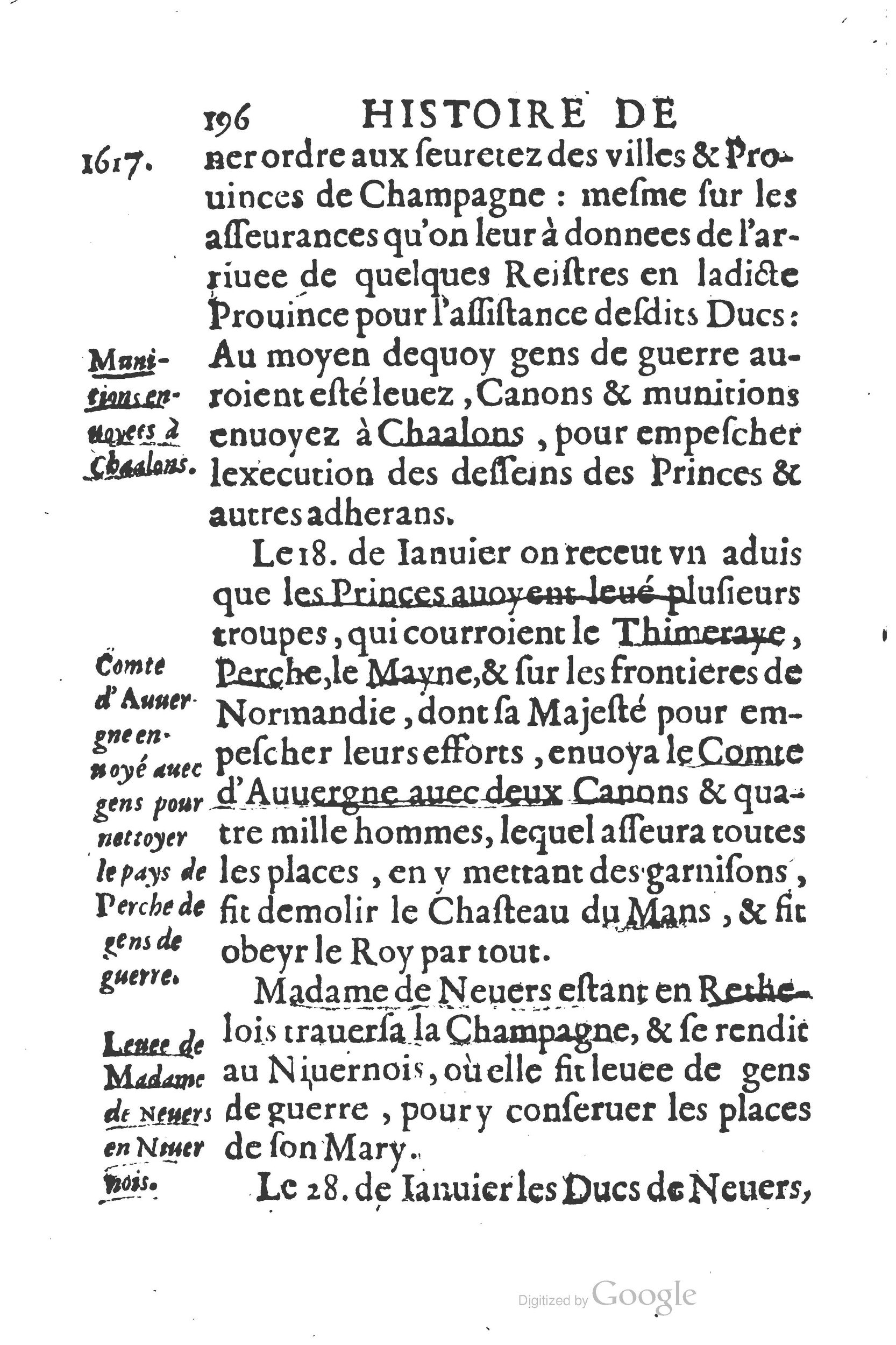 1626 - Joseph Bouillerot - Trésor de l’histoire générale de notre temps - BSB Munich