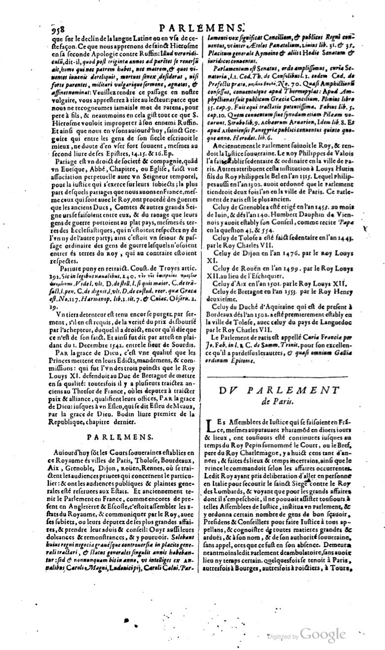 1629 - Veuve Nicolas Buon - Trésor du droit français (29620 T. 2) - BM Lyon