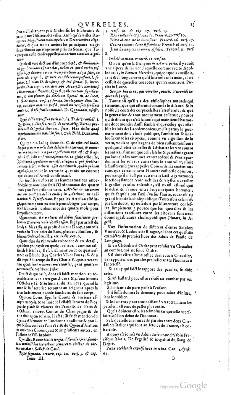 1629 - Veuve Nicolas Buon - Trésor du droit français (21754 T. 3) - BM Lyon