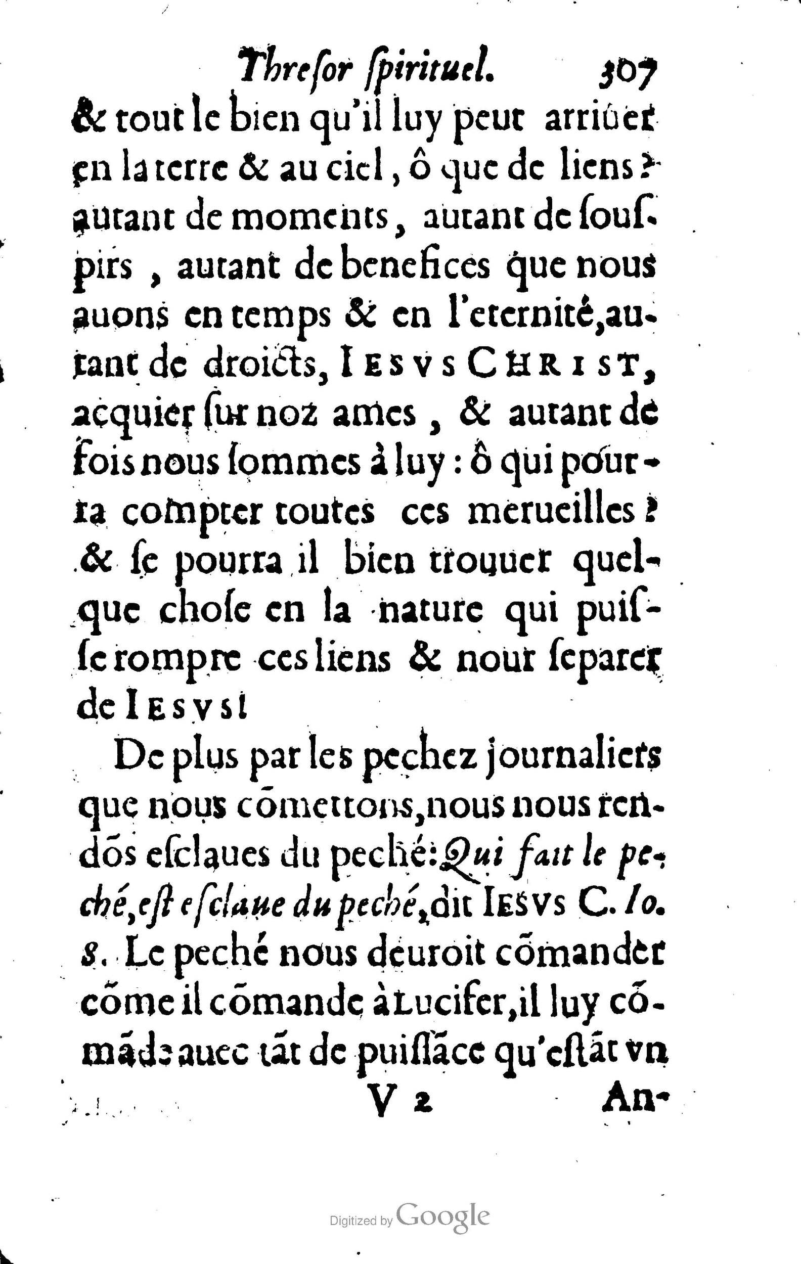 1633 - François Waudré - Trésor spirituel contenant les excellences du christianisme - BM Lyon