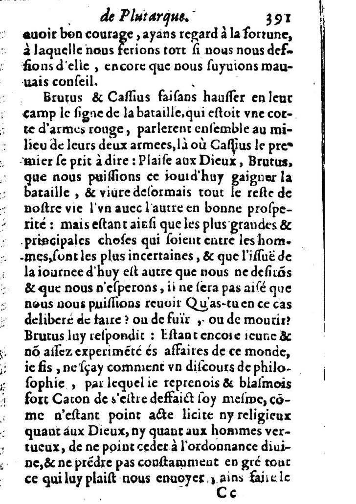 1611 - Pierre Rigaud - Trésor des vies de Plutarque - BM Lyon