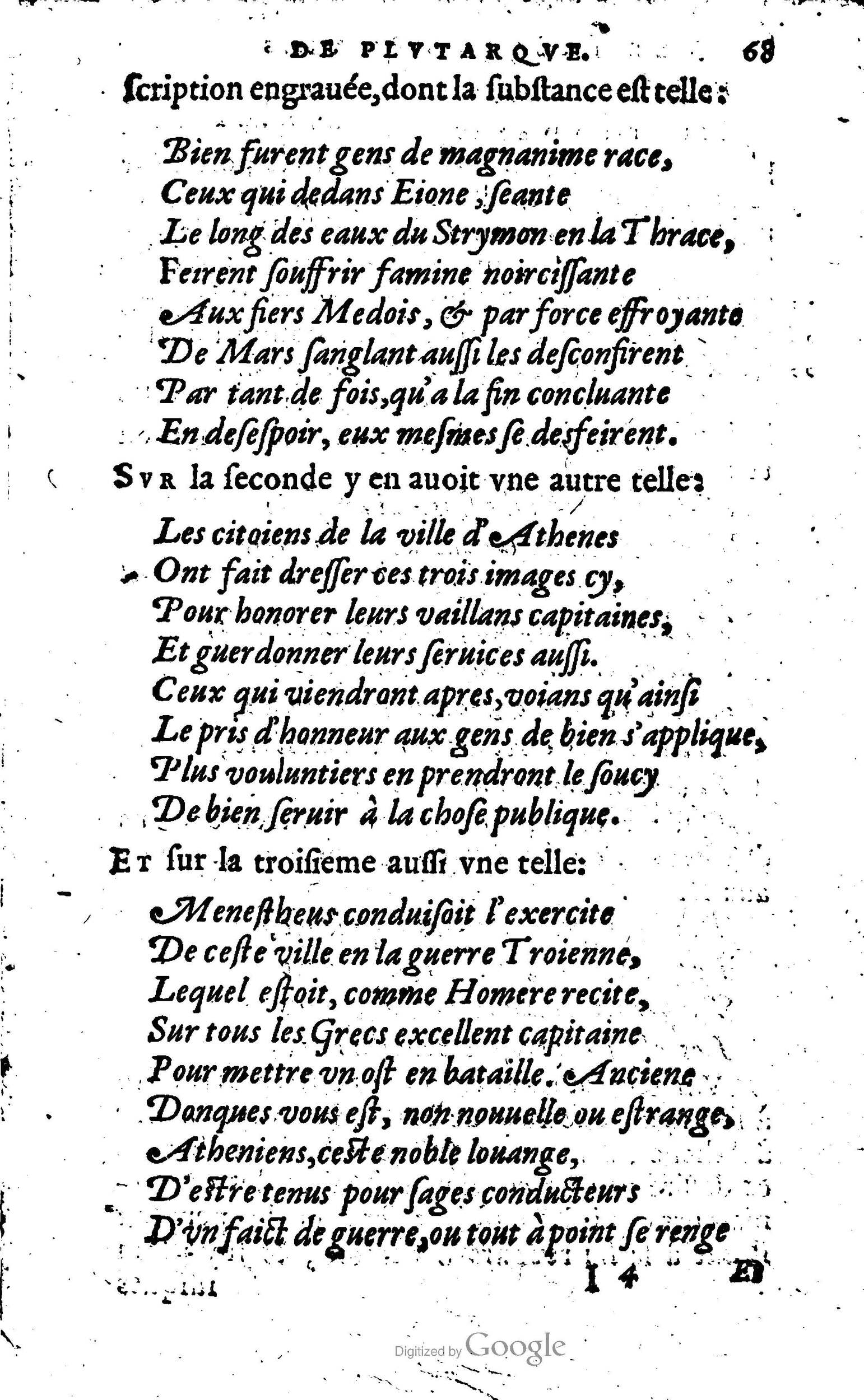 1568 - Willem Silvius - Trésor des vies de Plutarque - Anvers Plantin-Moretus 1568 - Willem Silvius - Trésor des vies de Plutarque - Anvers Plantin-Moretus