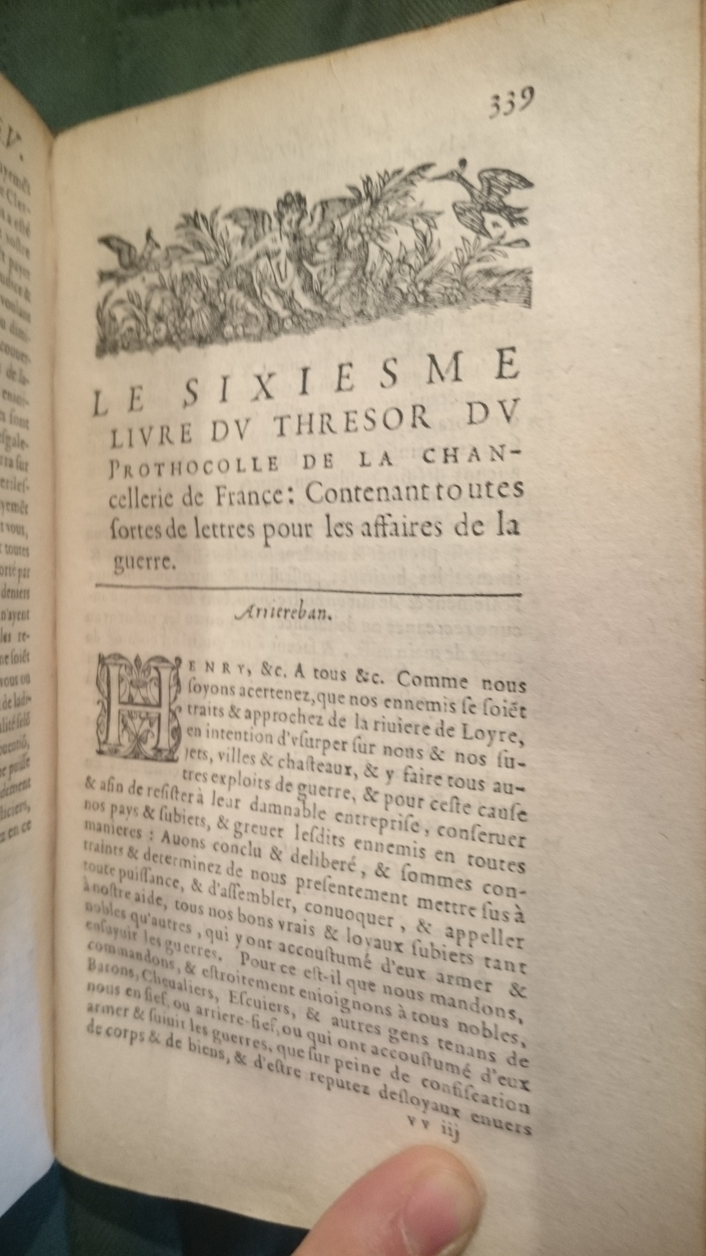 1599 - Abel Langelier - Trésor du nouveau style et protocole de chancellerie - BnF