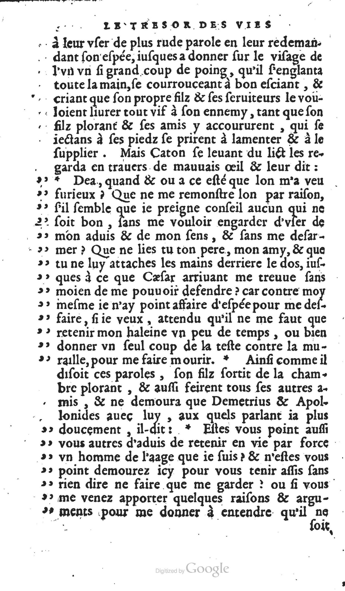 1567 - Willem Silvius - Trésor des vies de Plutarque - Anvers Musée Plantin-Moretus