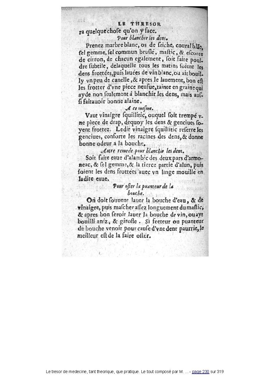 1560 - Pierre et Jan Moine - Trésor de médecine - Université Paris Cité