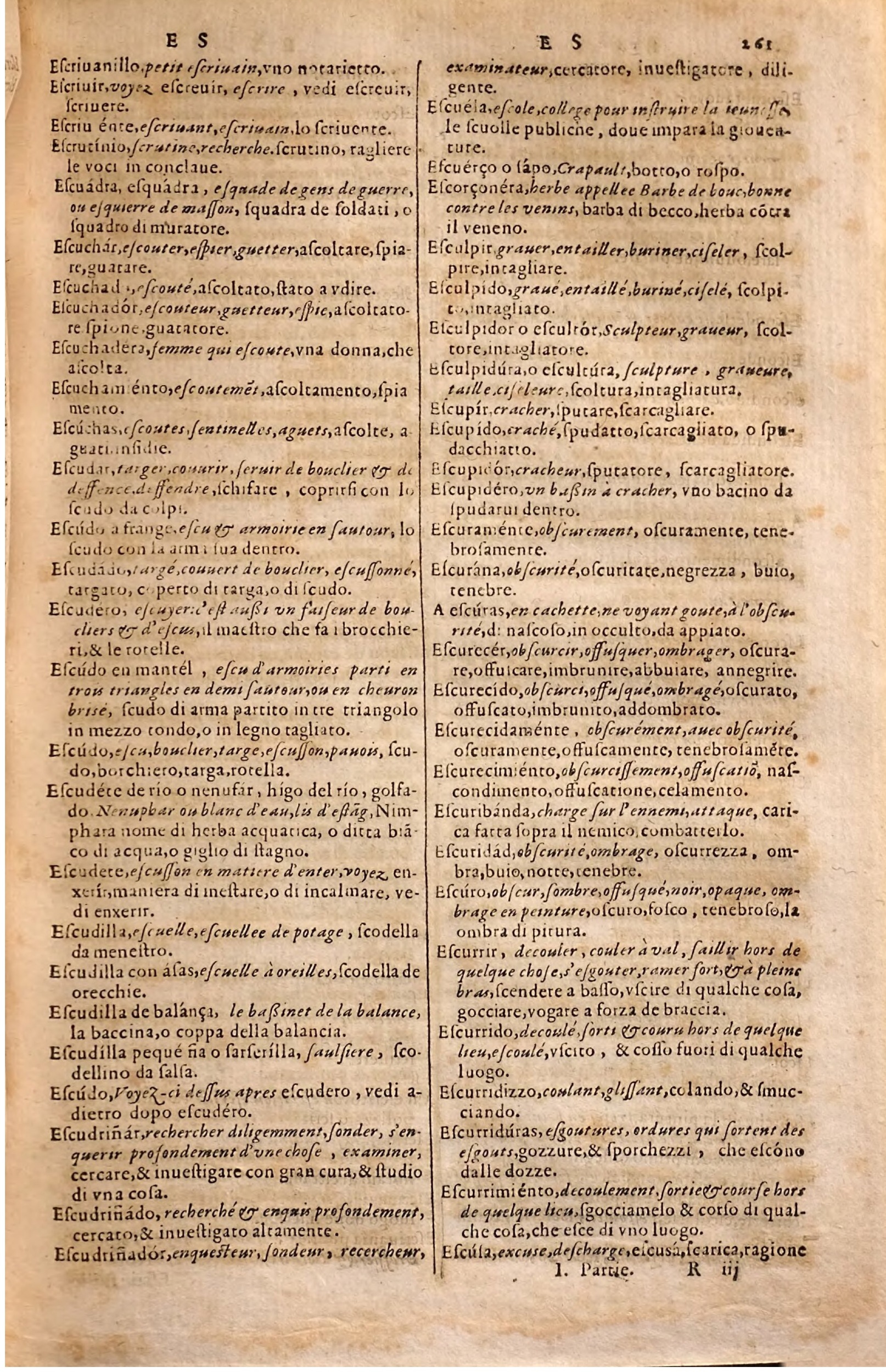 1627 - Jacques Crespin - Trésor des trois langues - Regensburg