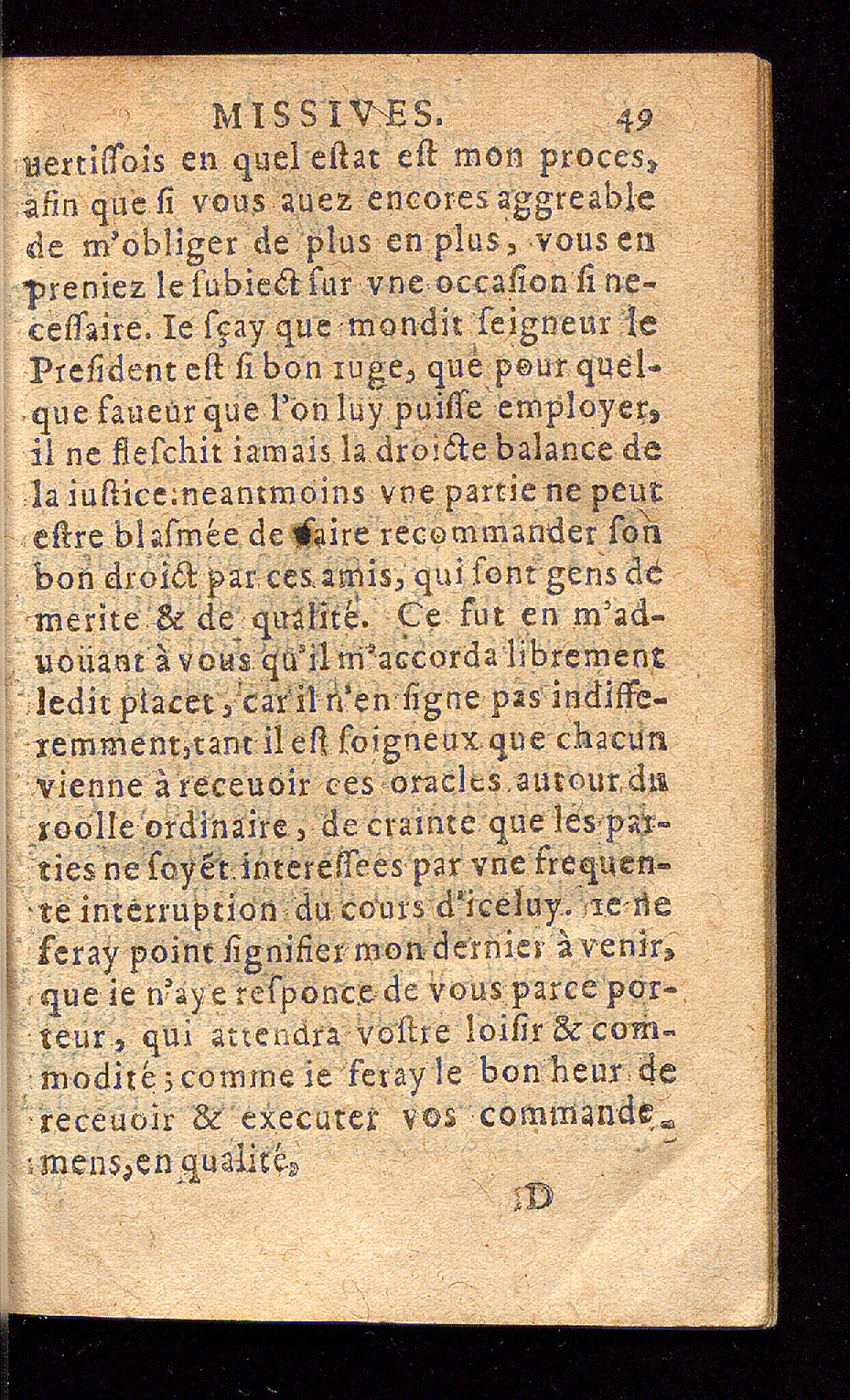 1614 - Barthélemy Vincent - Élite et Trésor des lettres missives - Bâle