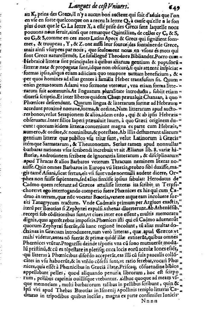 1613 - Matthieu Berjon - Trésor de l’histoire des langues de cet univers - BM Lyon