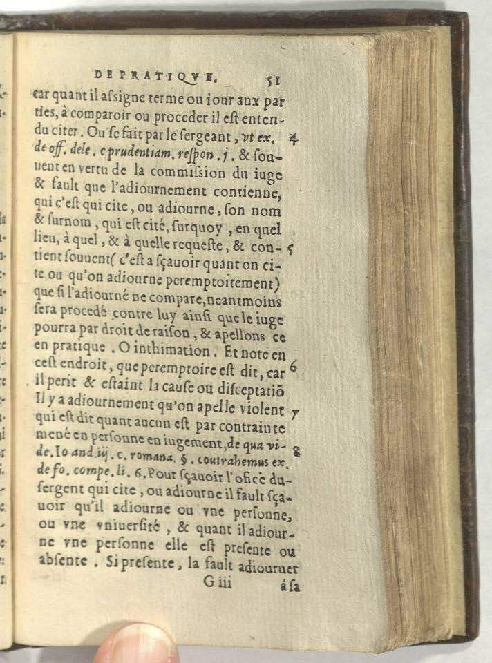 1552 - Vincent Sertenas - Trésor de pratique pour les juges - Kansas University