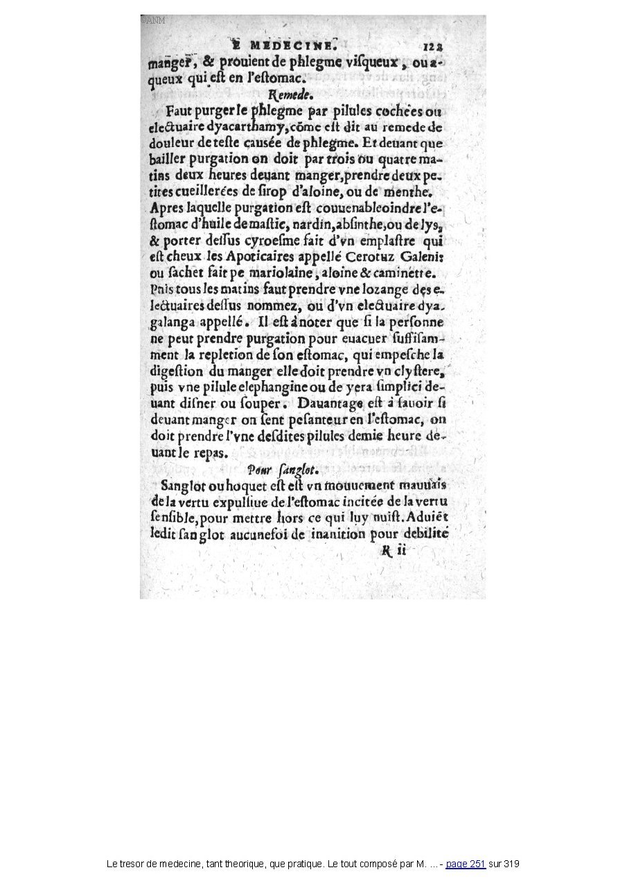 1560 - Pierre et Jan Moine - Trésor de médecine - Université Paris Cité