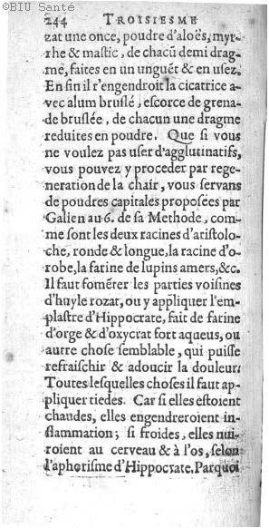 1612 - Thomas Portau - Trésor de chirurgie - BIU Santé