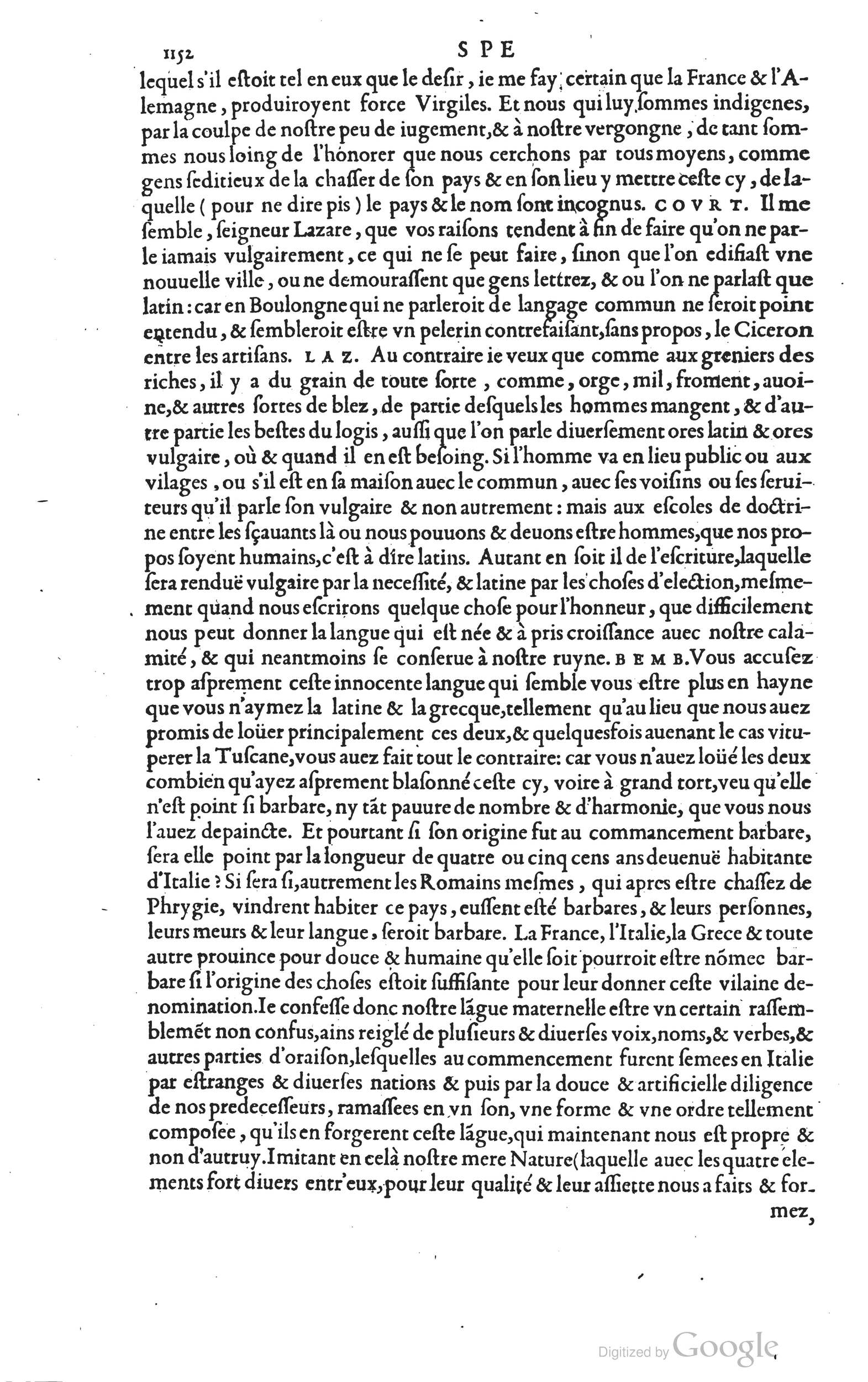1585 - Barthélemy Honorat - Bibliothèques françaises - BSB Munich
