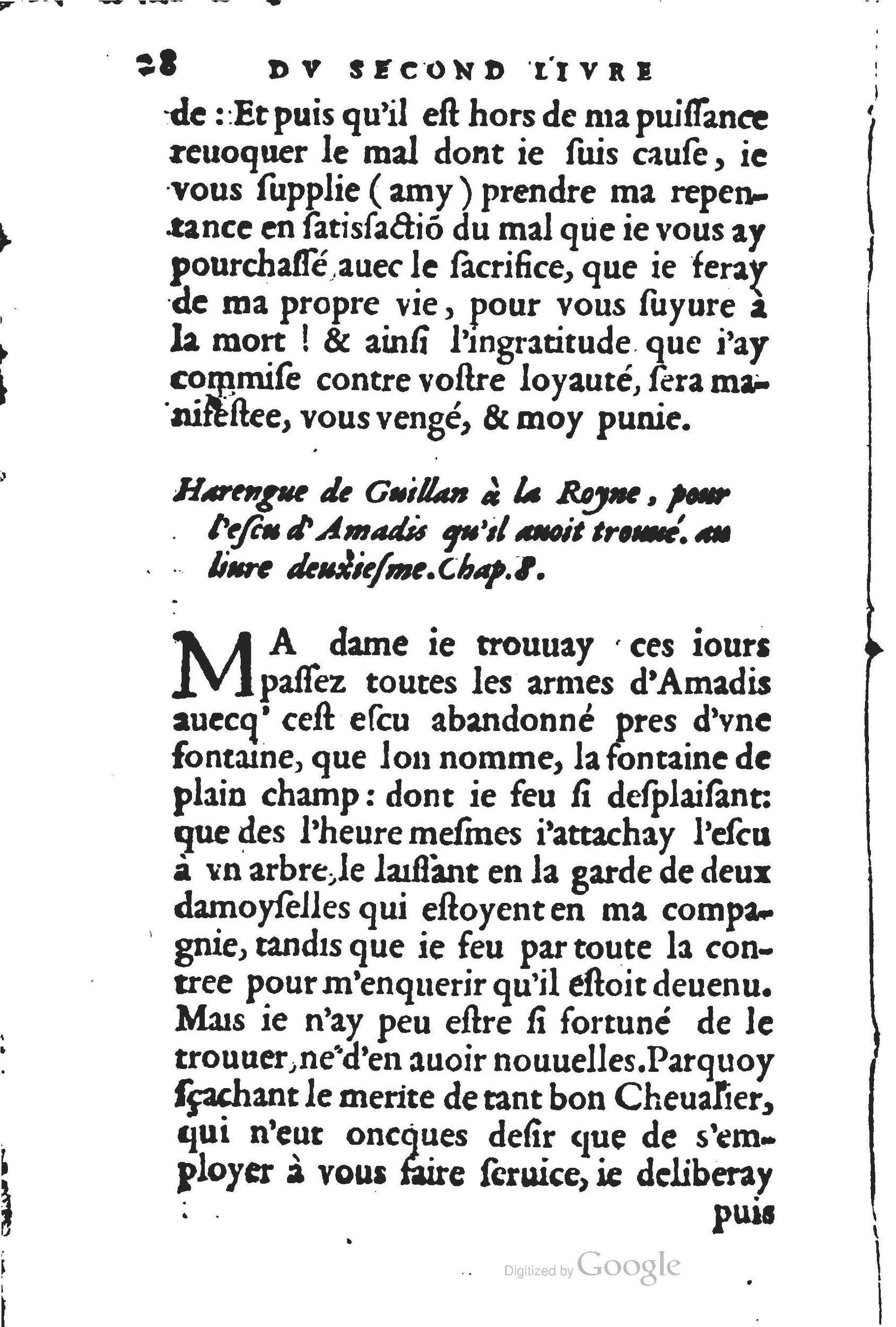 1560 - Jean d’Ogerolles et Gabriel Cotier Lyon - Trésor des Amadis - BSB Munich
